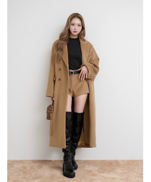 Darich♡新品ダブルロングチェスターコート【Ｆ】 Darich♡新品ダブルロングチェスターコート【F】