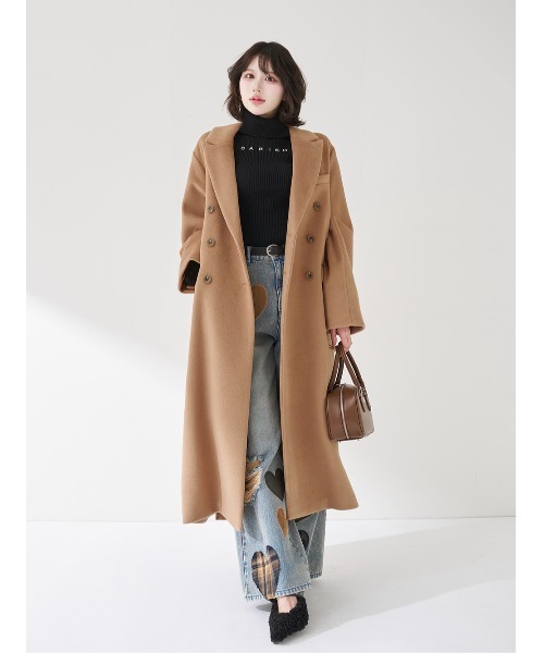 ダブルロングチェスターコート（チェスターコート）｜Darich