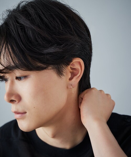 jouete K10 YG ピアス オパール] K10YG ピアス スクエア（037650） ｜ women（ウィメンズ