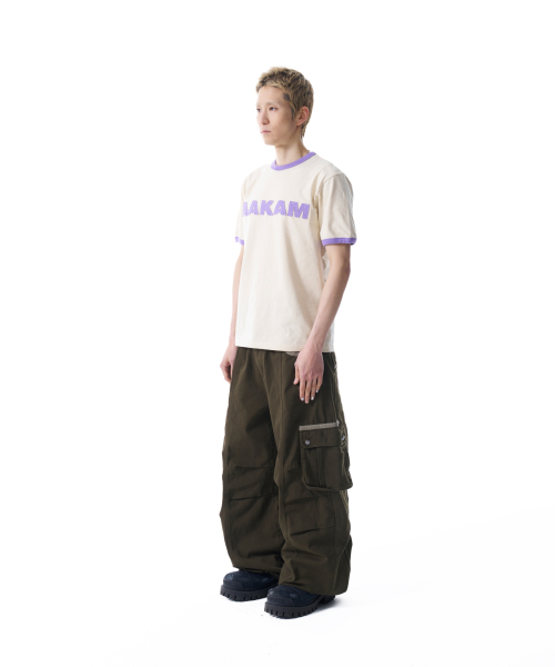 AAKAM(アーカム)の「Logo Patch Ringer Top (Cream-Purple)(Tシャツ/カットソー・レディース・その他・1/2)」の7枚目の写真