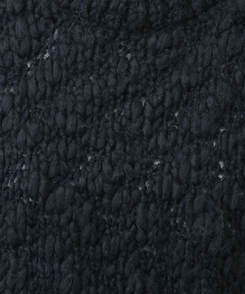 studio CLIP（スタディオクリップ）の「《natural by clip》2ゲージウール混スラブベスト（ベスト・レディース・ネイビー/アイボリー・FREE）」の3枚目の写真