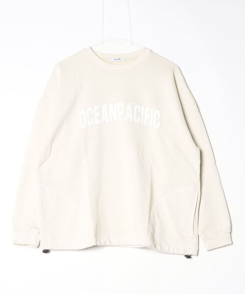 Ocean Pacific（オーシャンパシフィック）の「オーシャンパシフィック Ocean Pacific スウェット レディス オーシャンパシフィック（スウェット・レディース・ネイビー/ベージュ・M/L/XL）」の5枚目の写真