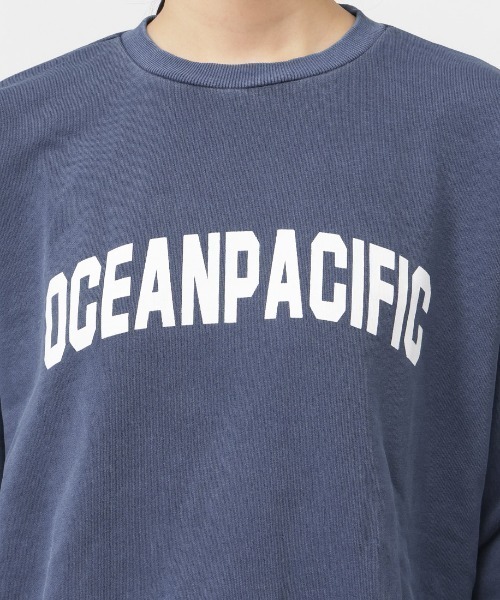 Ocean Pacific（オーシャンパシフィック）の「オーシャンパシフィック Ocean Pacific スウェット レディス オーシャンパシフィック（スウェット・レディース・ネイビー/ベージュ・M/L/XL）」の7枚目の写真
