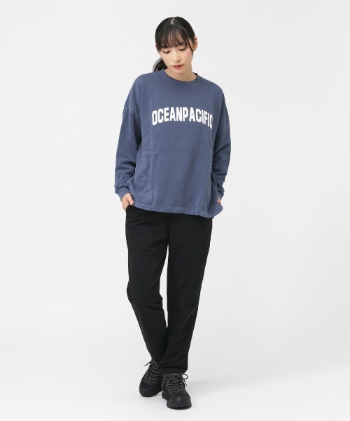 Ocean Pacific（オーシャンパシフィック）の「オーシャンパシフィック Ocean Pacific スウェット レディス オーシャンパシフィック（スウェット・レディース・ネイビー/ベージュ・M/L/XL）」の10枚目の写真