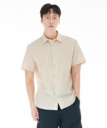 CHASECULT（チェイスカルト）の「男性リネン混合エッセンシャル半袖シャツ-CBRK5525D05（シャツ/ブラウス）」