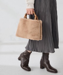 a.v.v（アーヴェヴェ）の「バンブーハンドルファーバッグ（ハンドバッグ）」