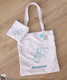 TOM&JERRY（トムアンドジェリー）の「【公式】TOM and JERRY　フロッキー配色トート（トートバッグ）」