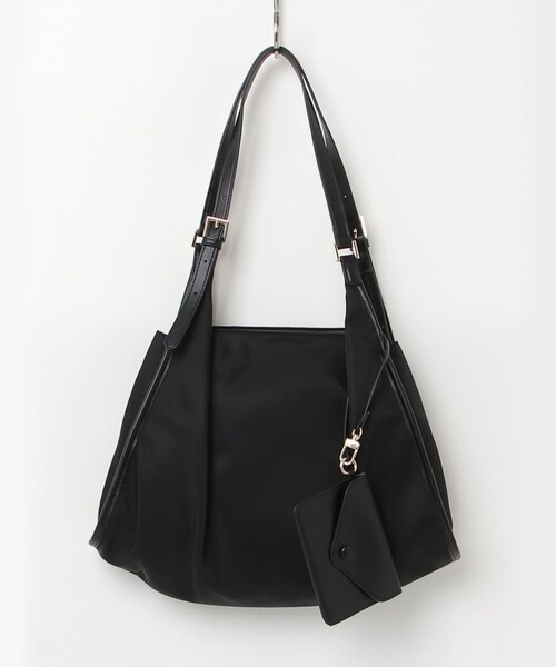 fredy emue（フレディエミュ）の「撥水ベルトハンドルナイロンショルダーバッグ（ショルダーバッグ・レディース・ブラウン系その他/ブラック・FREE）」の7枚目の写真