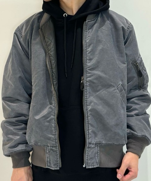 ブルゾン黒しろくまママ様 キルト＆ボア フード付き ママブルゾン | マタニティウェアは犬印本舗