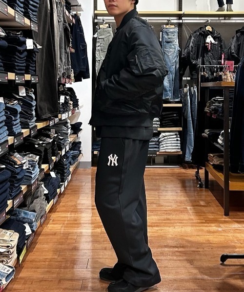 BACK NUMBER】ビッグシルエットMA-1ブルゾン (カジュアルスタイル