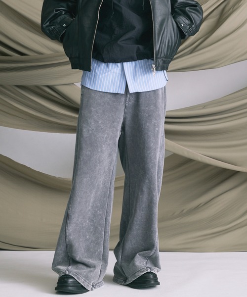 UNISEX》【ONE-MILE WEAR】Prime-Wide Fade Sweatpants/ワンマイル