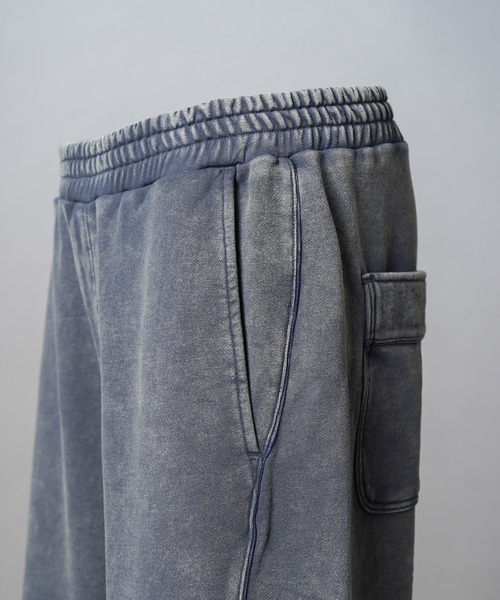 MAISON SPECIAL（メゾンスペシャル）の「《UNISEX》【ONE-MILE WEAR】Prime-Wide Fade Sweatpants/ワンマイルウェアプライムワイドフェードスウェットパンツ【MAISON SPECIAL/メゾンスペシャル】■セットアップ対応■（スウェットパンツ・メンズ・チャコールグレー/グレー/ブルー/パープル・0/1/2）」の8枚目の写真
