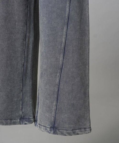 MAISON SPECIAL（メゾンスペシャル）の「《UNISEX》【ONE-MILE WEAR】Prime-Wide Fade Sweatpants/ワンマイルウェアプライムワイドフェードスウェットパンツ【MAISON SPECIAL/メゾンスペシャル】■セットアップ対応■（スウェットパンツ・メンズ・チャコールグレー/グレー/ブルー/パープル・0/1/2）」の9枚目の写真