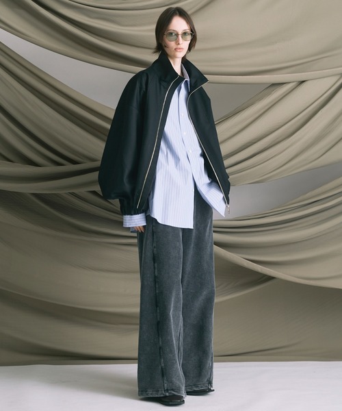 MAISON SPECIAL（メゾンスペシャル）の「《UNISEX》【ONE-MILE WEAR】Prime-Wide Fade Sweatpants/ワンマイルウェアプライムワイドフェードスウェットパンツ【MAISON SPECIAL/メゾンスペシャル】■セットアップ対応■（スウェットパンツ・メンズ・チャコールグレー/グレー/ブルー/パープル・0/1/2）」の12枚目の写真