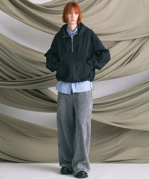MAISON SPECIAL（メゾンスペシャル）の「《UNISEX》【ONE-MILE WEAR】Prime-Wide Fade Sweatpants/ワンマイルウェアプライムワイドフェードスウェットパンツ【MAISON SPECIAL/メゾンスペシャル】■セットアップ対応■（スウェットパンツ・メンズ・チャコールグレー/グレー/ブルー/パープル・0/1/2）」の18枚目の写真