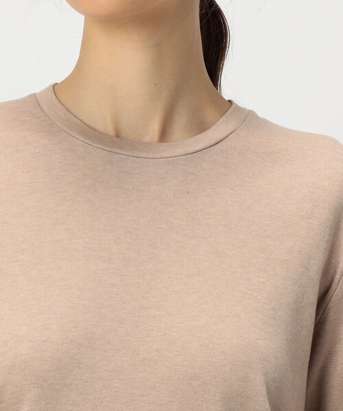 GALERIE VIE(ギャルリー ヴィー)の「コットンカシミヤジャージー クルーネックプルオーバー(Tシャツ/カットソー・レディース・ホワイト/ベージュ・FREE)」の7枚目の写真