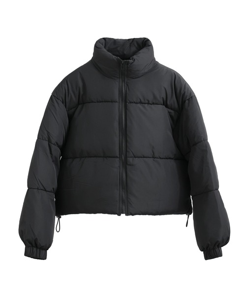 Fashion Letter(ファッションレター)の「ショート丈 パフジャケット(ダウンジャケット/コート・レディース・ブラック/オフホワイト/モカ・M/L)」の20枚目の写真
