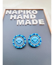 【NAPIKO】ニコちゃん♡シンプル☆ビーズアクセサリー◇マルチ/ピアス(MA)