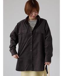 Lugnoncure | コーデュロイオーバーシャツ(シャツ/ブラウス)