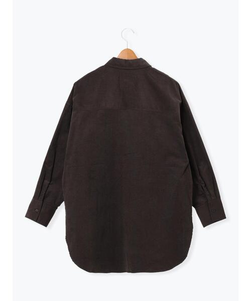 Lugnoncure（ルノンキュール）の「コーデュロイオーバーシャツ（シャツ/ブラウス・レディース・オフホワイト/チャコールグレー/ベージュ・F）」の15枚目の写真
