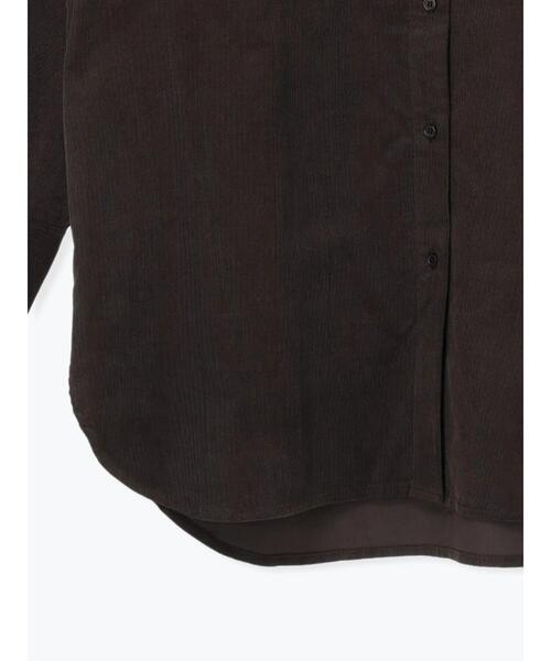 Lugnoncure（ルノンキュール）の「コーデュロイオーバーシャツ（シャツ/ブラウス・レディース・オフホワイト/チャコールグレー/ベージュ・F）」の18枚目の写真