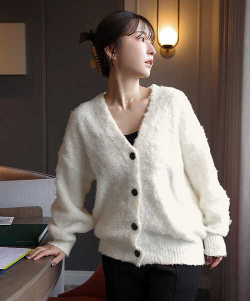 Yuumiさんコラボ ] もこもこカーディガン（カーディガン/ボレロ