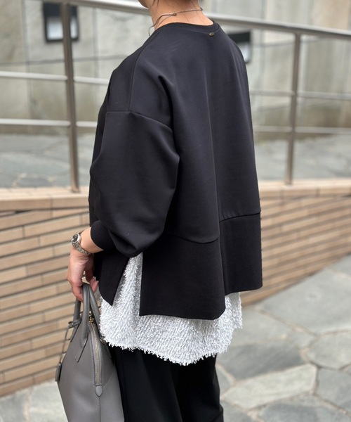 ライトダンボール2wayヘムプルオーバー Emma Taylor│STYLEDOOR