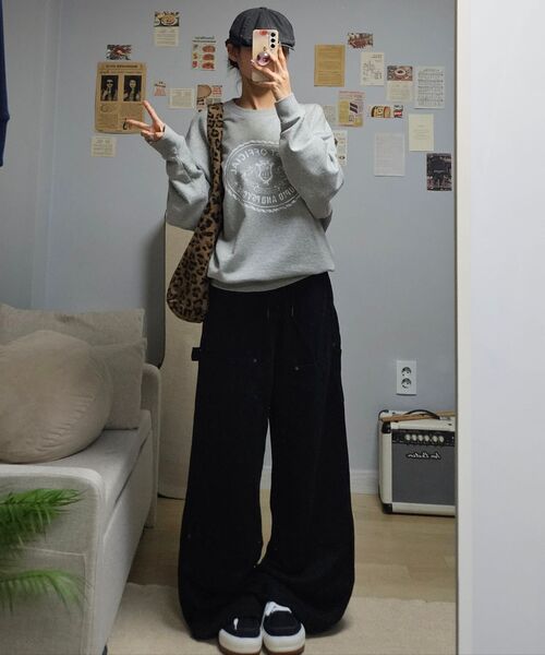 JUAN HOMME(ジュアンオム)の「ダブルニーカーペンタースウェットパンツ(ブラック)(スウェットパンツ・メンズ・その他・MEDIUM/LARGE/SMALL)」の7枚目の写真