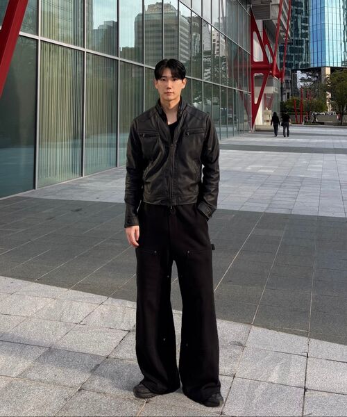 JUAN HOMME(ジュアンオム)の「ダブルニーカーペンタースウェットパンツ(ブラック)(スウェットパンツ・メンズ・その他・MEDIUM/LARGE/SMALL)」の10枚目の写真
