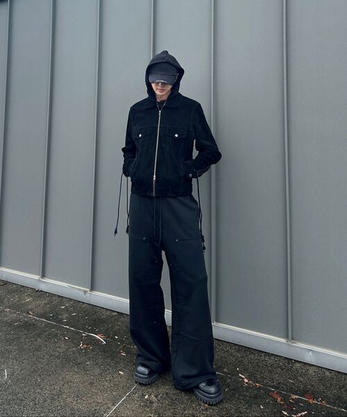 JUAN HOMME(ジュアンオム)の「ダブルニーカーペンタースウェットパンツ(ブラック)(スウェットパンツ・メンズ・その他・MEDIUM/LARGE/SMALL)」の13枚目の写真