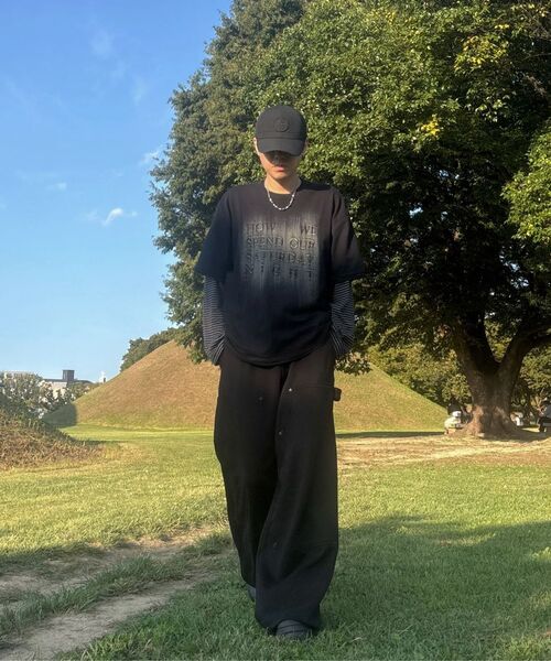 JUAN HOMME(ジュアンオム)の「ダブルニーカーペンタースウェットパンツ(ブラック)(スウェットパンツ・メンズ・その他・MEDIUM/LARGE/SMALL)」の15枚目の写真