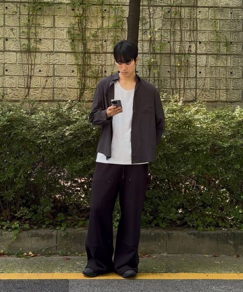 JUAN HOMME(ジュアンオム)の「ダブルニーカーペンタースウェットパンツ(ブラック)(スウェットパンツ・メンズ・その他・MEDIUM/LARGE/SMALL)」の19枚目の写真
