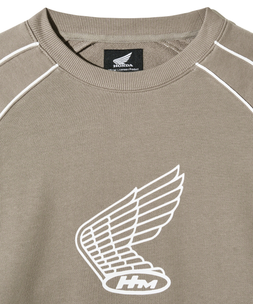 PHYPS MOTORCYCLE(フィップスモーターサイクル)の「Classic Wing Logo Sweat Shirt Brown(スウェット・メンズ・その他・SMALL/MEDIUM/LARGE/X-LARGE)」の3枚目の写真