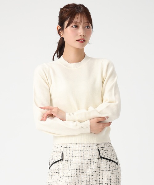 セール】2025秋冬新作 ラメ混ハイネックニット（ニット/セーター