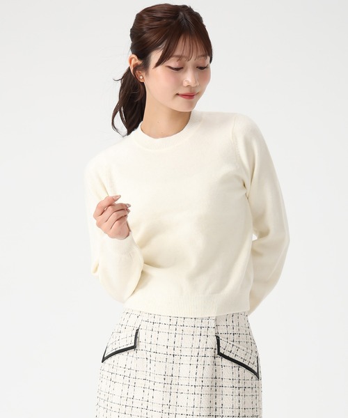 MISCH MASCH(ミッシュマッシュ)の「ラメ混ハイネックニット(ニット/セーター・レディース・ブラック/アイボリー/ワイン/ブルー・フリ-)」の14枚目の写真