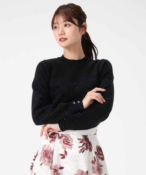 MISCH MASCH(ミッシュマッシュ)の「ラメ混ハイネックニット(ニット/セーター・レディース・ブラック/アイボリー/ワイン/ブルー・フリ-)」の18枚目の写真