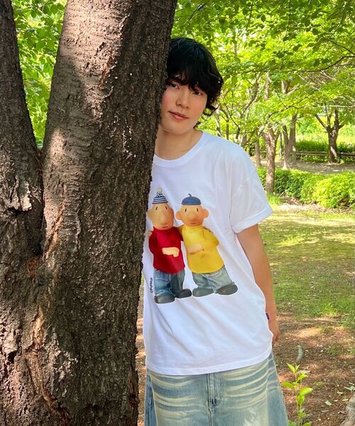 LAUGHER（ラファー）の「[PAT&MAT] ベストフレンドTシャツ - ブラック（Tシャツ/カットソー・レディース・ブラック・MEDIUM/X-LARGE/LARGE）」の13枚目の写真