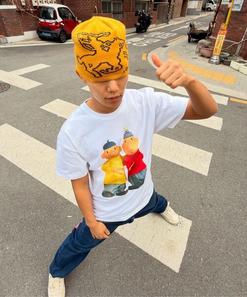 LAUGHER（ラファー）の「[PAT&MAT] ベストフレンドTシャツ - ブラック（Tシャツ/カットソー・レディース・ブラック・MEDIUM/X-LARGE/LARGE）」の15枚目の写真
