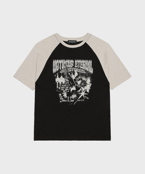 SAINTPAIN(セイントペイン)の「SPピジョンラグラン半袖Tシャツブラック(Tシャツ/カットソー・レディース・その他・MEDIUM/LARGE)」の1枚目の写真