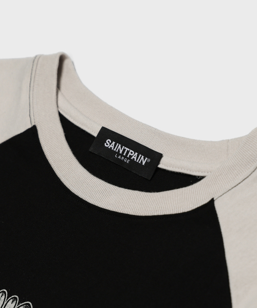 SAINTPAIN(セイントペイン)の「SPピジョンラグラン半袖Tシャツブラック(Tシャツ/カットソー・レディース・その他・MEDIUM/LARGE)」の3枚目の写真