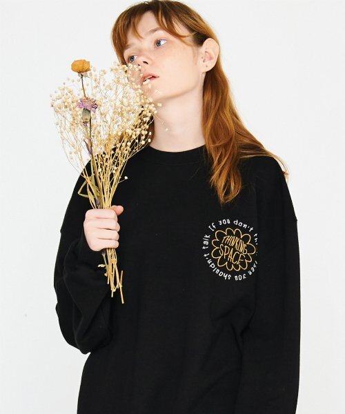 IFYOUWANT(イフユーウォント)の「THINKING SPACE MTM black(スウェット・レディース・その他・LARGE/MEDIUM)」の1枚目の写真