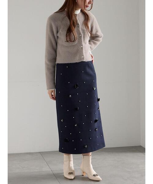 Te chichi（テチチ）の「吸湿発熱タートルネックカットソー《2025winter catalog item》（Tシャツ/カットソー・レディース・イエロー/オレンジ/オフホワイト/ブラック/チャコールグレー・F）」の6枚目の写真