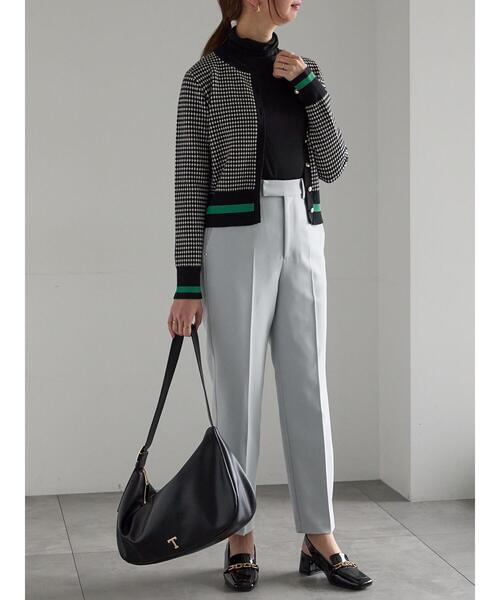 Te chichi（テチチ）の「吸湿発熱タートルネックカットソー《2025winter catalog item》（Tシャツ/カットソー・レディース・イエロー/オレンジ/オフホワイト/ブラック/チャコールグレー・F）」の9枚目の写真