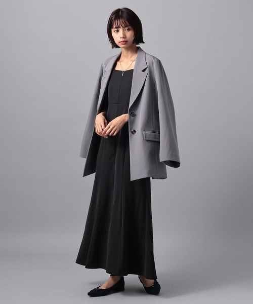 PAGEBOY（ページボーイ）の「【WEB限定】 レースMIXセットワンピース  2点セット/オケージョン（ワンピース・レディース・チャコールグレー/ブラック・FREE）」の12枚目の写真