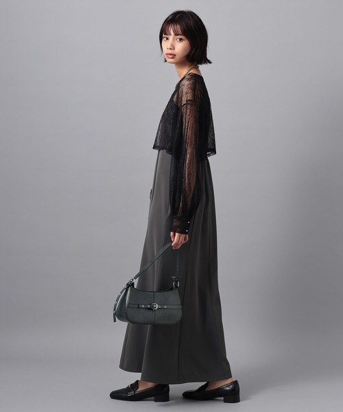 PAGEBOY(ページボーイ)の「【WEB限定】 レースMIXセットワンピース 2点セット/オケージョン(ワンピース・レディース・チャコールグレー/ブラック・FREE)」の21枚目の写真