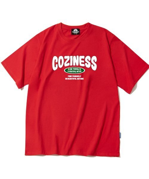 TRIPSHION(トリップション)の「COZINESS VARSITY LOGO Tシャツ - レッド(Tシャツ/カットソー・メンズ・その他・LARGE/MEDIUM/X-LARGE)」の1枚目の写真