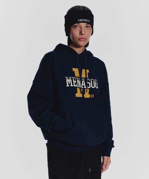 MENASOO(ミナス)の「Menasoo Basic Hoodie_Navy(パーカー・レディース・ネイビー・MEDIUM/SMALL)」の5枚目の写真