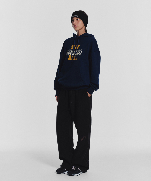 MENASOO(ミナス)の「Menasoo Basic Hoodie_Navy(パーカー・レディース・ネイビー・MEDIUM/SMALL)」の9枚目の写真