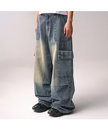 ZENDUST（ジェンダスト）の「Var Pocket Wide Denim Pants BLUE（デニムパンツ）」