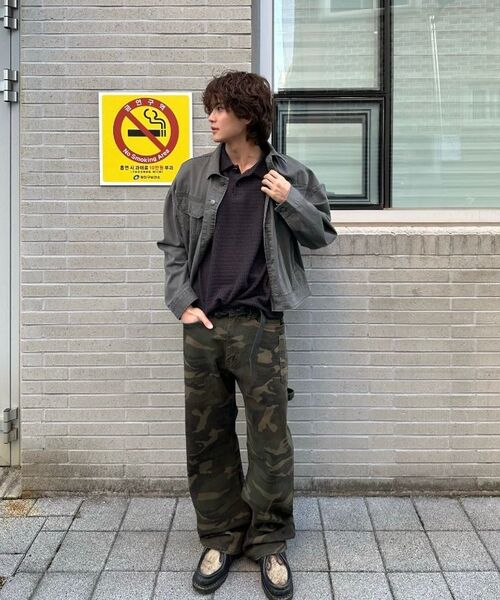 ENDOOR(エンドア)の「Washed duck double pants (camouflage)(その他パンツ・メンズ・その他・1/2/3)」の10枚目の写真